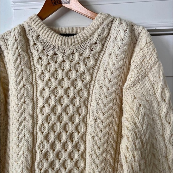 Sweaters - Cream Cable Knit Sweater